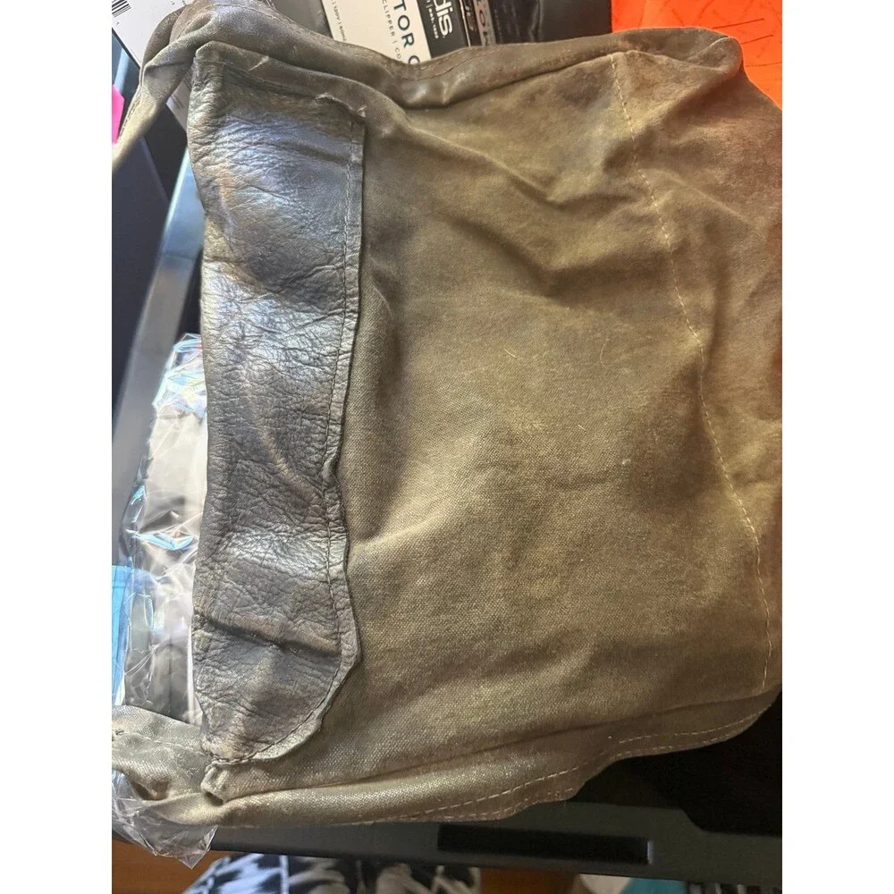 Handmade Distressed Leather Crossbody Bag